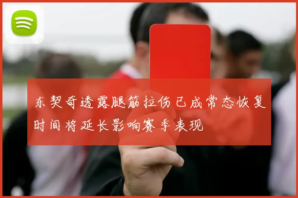 东契奇透露腿筋拉伤已成常态恢复时间将延长影响赛季表现